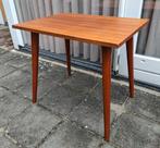 Vintage  salontafel, bijzettafel, tv tafeltje. Jaren 50., Ophalen, 50 tot 100 cm, 50 tot 75 cm, 50 tot 100 cm