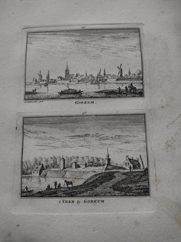157/158 Gorkum Gorinchem het Veer Kopergravure dl 3 beschikbaar voor biedingen