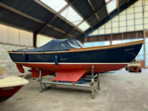 Helderse Vlet Sloep geschikt voor droogvallen, Watersport en Boten, Motorboten en Motorjachten, Gebruikt, Polyester, 6 tot 9 meter