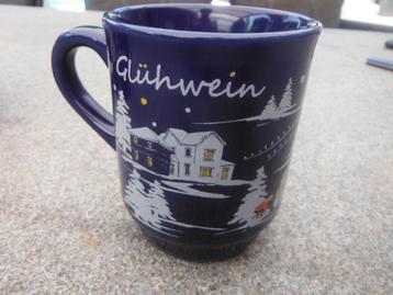 nieuwe Van Well Gluhwein of chocomelk beker / mok , 0,2 ltr beschikbaar voor biedingen