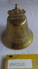 MESSING BEL MET KROONTJE * En Spreuk *, Verzenden, Koper