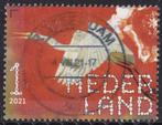 BDN – De Onlanden – zilverreiger – gebruikt – NVPH 3911, Postzegels en Munten, Postzegels | Nederland, Na 1940, Verzenden, Gestempeld
