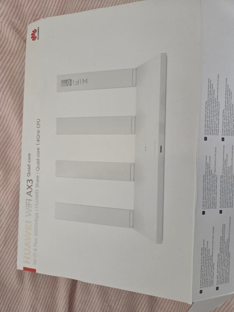 Huawei WiFi AX3 - Nieuwstaat, Nooit Gebruikt!, Computers en Software, Routers en Modems, Zo goed als nieuw, Router, Ophalen of Verzenden