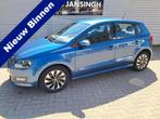 Volkswagen Polo 1.0 BlueMotion | Airco | Cruise control | LM, Voorwielaandrijving, Stof, Gebruikt, Blauw