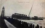Noorderpier  Hoek van Holland Vuurtoren wrak BERLIN  1907, Ophalen of Verzenden