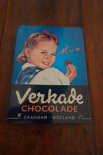 Blik Verkade Chocolade, Verzamelen, Blikken, Ophalen of Verzenden, Zo goed als nieuw, Koek(jes), Verkade