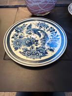 Delfts Blauw Wandbord met Vogel, Ophalen