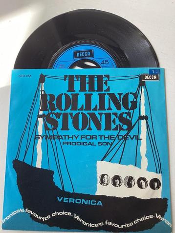 The Rolling Stones - Sympathy for the devil (Veronica/Decca) beschikbaar voor biedingen