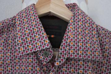 Blue industry perfect fit retro bollen blouse overhemd 40  beschikbaar voor biedingen