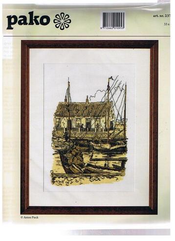 Cado anton pieck borduurpakket, vissershuis beschikbaar voor biedingen