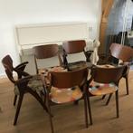 6 IZGS Arne Hovmand Olsen Mogens Kold stoel vintage teak, Huis en Inrichting, Ophalen, Gebruikt, Bruin, Nvt