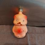 B1105 oude kerstbal varken 8,5 cm, Diversen, Kerst, Ophalen of Verzenden, Gebruikt