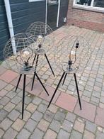 3staande lampen, Huis en Inrichting, Lampen | Losse lampen, Gebruikt, Gloeilamp, E27 (groot), Ophalen