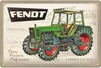 Fendt Farmer 310 LSA. Metalen wandbord in reliëf 20 x 30 cm., Ophalen of Verzenden, Nieuw, Reclamebord