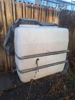 GRATIS 1000L regenton Ibc, Tuin en Terras, Ophalen, Kunststof, Gebruikt, Met kraantje