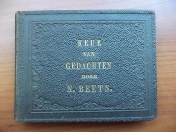 KEUR van GEDACHTEN door N. Beets, 1e druk 1866 beschikbaar voor biedingen