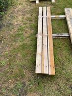 3 balken voor hergebruik/spijkervrij/hout/2de leven, Doe-het-zelf en Verbouw, Ophalen, Gebruikt, 200 tot 250 cm, 50 mm of meer
