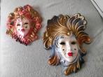 Venetiaanse maskers van porselein., Antiek en Kunst, Curiosa en Brocante, Ophalen of Verzenden