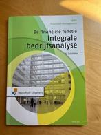 De financiële functie. Integrale bedrijfsanalyse. Schilstra, Boeken, Studieboeken en Cursussen, Henk Schilstra, HBO, Beta, Ophalen