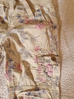 SCHATTIGE Z.G.A.N. BEIGE GEBLOEMDE MEISJESBROEK MT 92, Ophalen of Verzenden, Zo goed als nieuw, Meisje, Broek