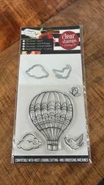 Craft sensations clear stamp en snijmal luchtballon, Hobby en Vrije tijd, Stempelen, Ophalen of Verzenden, Nieuw, Clearstamp