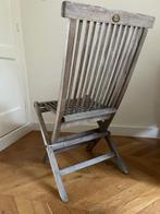 Tuinstoel, Tuin en Terras, Tuinstoelen, Ophalen, Gebruikt, Teakhout, Inklapbaar