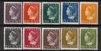 postzegels Curaçao NVPH 141 / 152 Konijnenburg 1941 (postf)., Postzegels en Munten, Postzegels | Nederlandse Antillen en Aruba