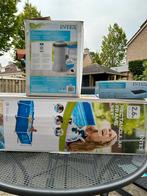Intex zwembad 2.60x1.60x0.65 inc. Pomp en dekzeil, Ophalen, Zo goed als nieuw