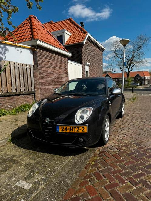 Alfa Romeo Mito 1.4 Turbo 88KW 2009 Zwart, Auto's, Alfa Romeo, Particulier, MiTo, Benzine, C, Hatchback, Handgeschakeld, Origineel Nederlands