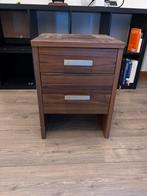 Nachtkastje bruin, Huis en Inrichting, Slaapkamer | Nachtkastjes, Ophalen of Verzenden, Zo goed als nieuw, Minder dan 45 cm