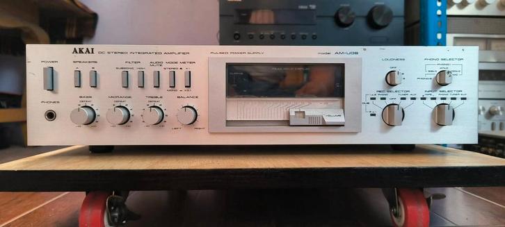 Akai AM-U06 versterker. Zwaarste uit deze serie., Audio, Tv en Foto, Versterkers en Receivers, Overige merken, Ophalen of Verzenden