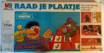 Raad je Plaatje Sesamstraat vintage spel  MB 1976 COMPLEET!, Hobby en Vrije tijd, Gezelschapsspellen | Bordspellen, Vijf spelers of meer