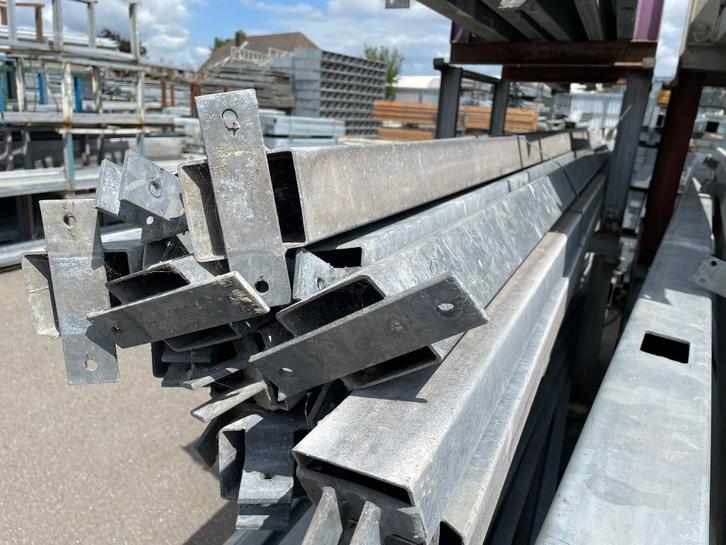 Kokerprofielen 70x70x2mm | Lengte: 4580 mm, Doe-het-zelf en Verbouw, Metalen, Gebruikt, IJzer, Ophalen of Verzenden