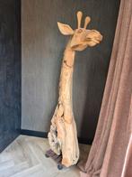 Teakhouten Giraffe Decoratie, Ophalen