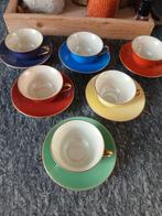 Prachtige vintage espresso-/mokkakopjes met schotels, Ophalen of Verzenden