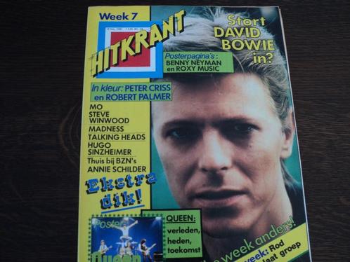 Muziek magazine Hitkrant 7-1981 (Bowie-Queen-Peter Griss), Verzamelen, Muziek, Artiesten en Beroemdheden, Zo goed als nieuw, Boek, Tijdschrift of Artikel