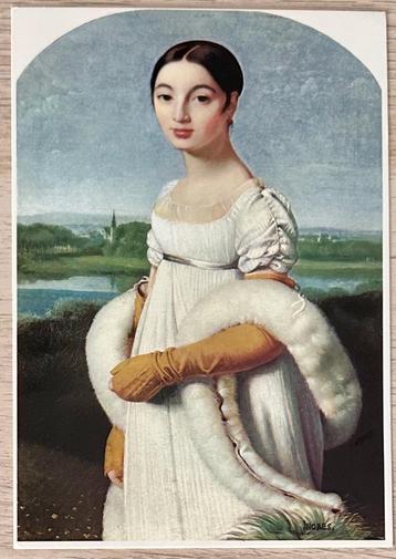 059 Ingres ~ portret Mlle Rivière  beschikbaar voor biedingen