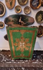 Oude houten florentijnse bak goud groen * schapenweid *, Antiek en Kunst, Curiosa en Brocante, Ophalen of Verzenden