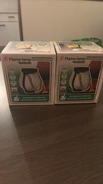 Flame led lamp solar energie, Ophalen of Verzenden, Zo goed als nieuw, Overige materialen, Minder dan 25 cm