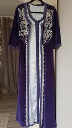 Elegante Lebsa / Tekchita / Kaftan - Maat 34/36, Overige typen, Paars, Ophalen of Verzenden, Zo goed als nieuw