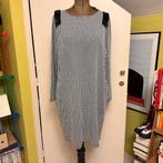 Juffrouw Jansen zwart witte winter jurk Mt 44 ZGAN, Verzenden, Maat 42/44 (L), Zo goed als nieuw, Knielengte