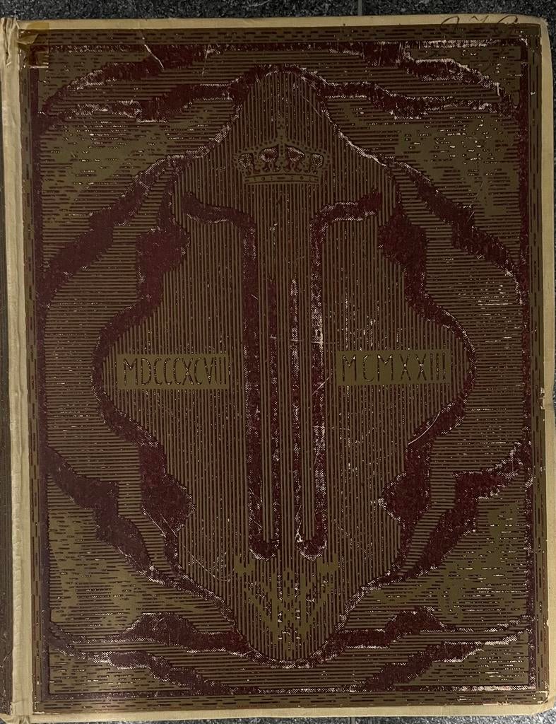 Offcieel gedenkenboek Wilhelmina 1923 Prof Dr H Brugmans, Antiek en Kunst, Antiek | Boeken en Bijbels, Ophalen of Verzenden