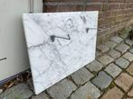 Schapje echt marmer achterplaat vintage wit schap badkamer, Huis en Inrichting, Badkamer | Badkamermeubels, Ophalen, Gebruikt