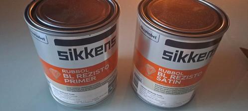 Sikkens BL Rezisto Primer en Satin 1 liter, Doe-het-zelf en Verbouw, Verf, Beits en Lak, Nieuw, Lak, Minder dan 5 liter, Rood