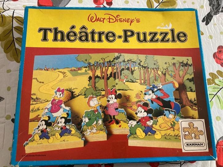 Disney theater puzzel - retro, Kinderen en Baby's, Speelgoed | Kinderpuzzels, 10 tot 50 stukjes, Ophalen of Verzenden