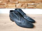 Giorgio nette veterschoenen maat 44 donkerblauw croco, Blauw, Giorgio, Ophalen of Verzenden, Zo goed als nieuw