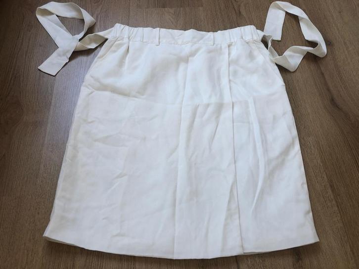 Jc sophie roomwit net rokje tencel 38, Kleding | Dames, Rokken, Zo goed als nieuw, Maat 38/40 (M), Wit, Knielengte, Ophalen of Verzenden