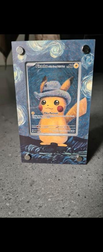 Pikachu Van Gogh Kaart + Display + Tin beschikbaar voor biedingen