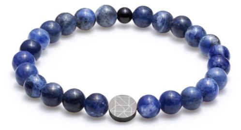 Sem Lewis Piccadilly Heren Armband blauw steen - nieuw -, Sieraden, Tassen en Uiterlijk, Armbanden, Nieuw, Overige materialen
