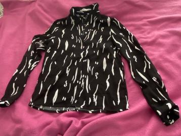 zwart witte blouse mt xs als nieuw Vero moda beschikbaar voor biedingen
